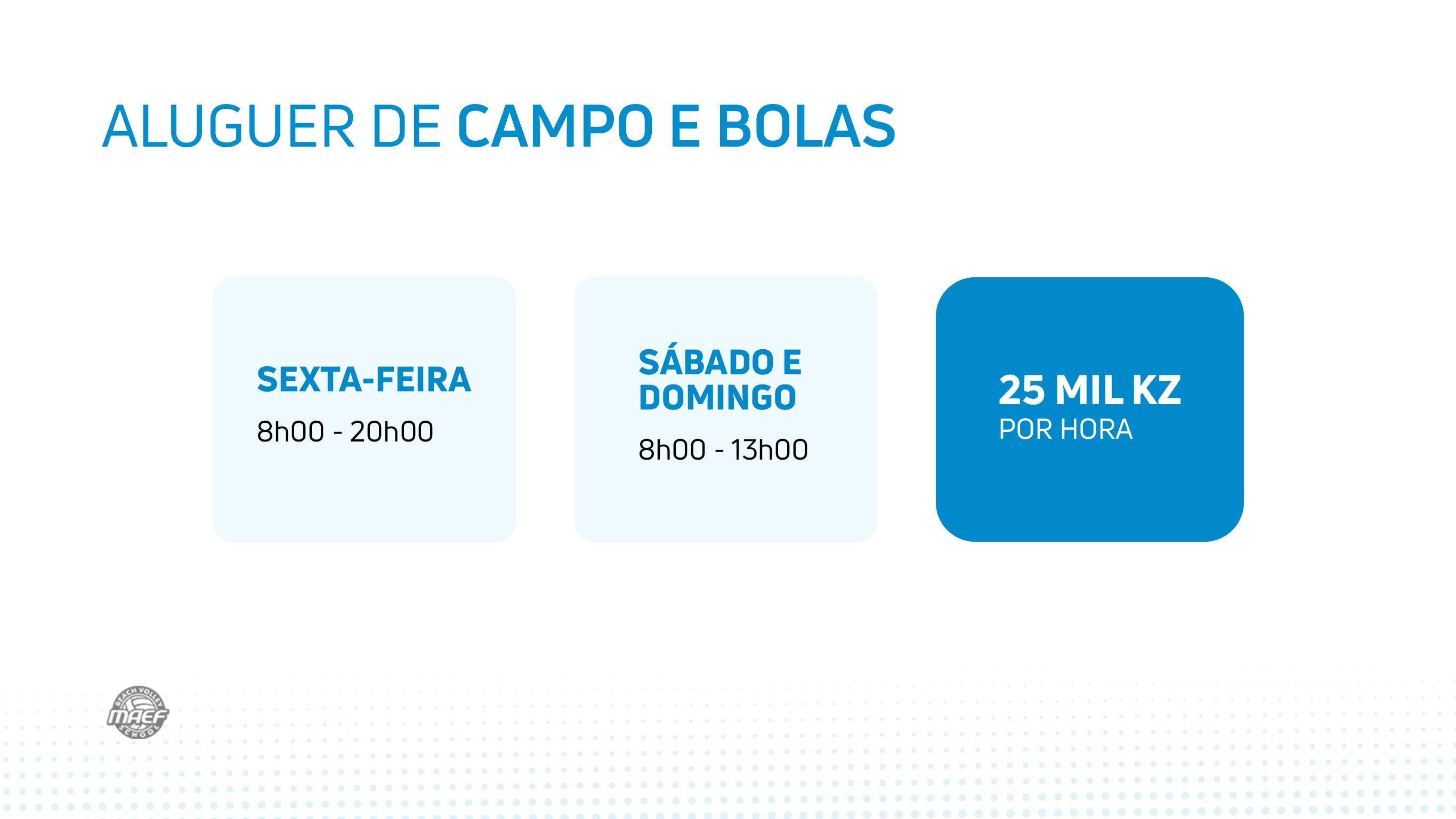 Aluguer de Campo e Bolas
